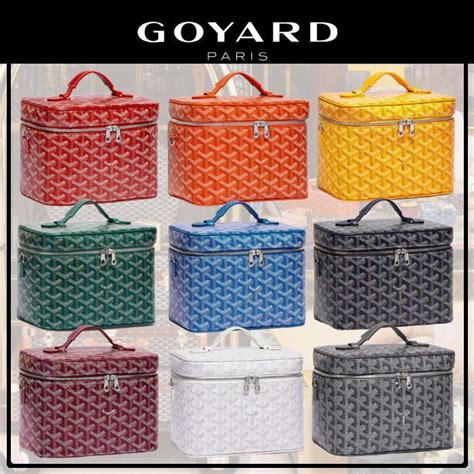 yellow goyard vanity|goyard handbags colors.